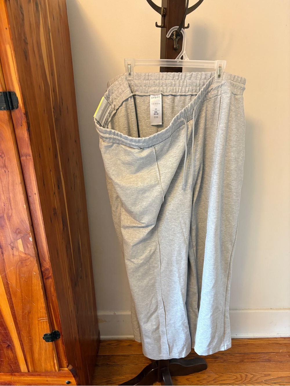 NWT Two Pairs Serra  Wide Leg Ponte Pants Grey 2XL (20-22)